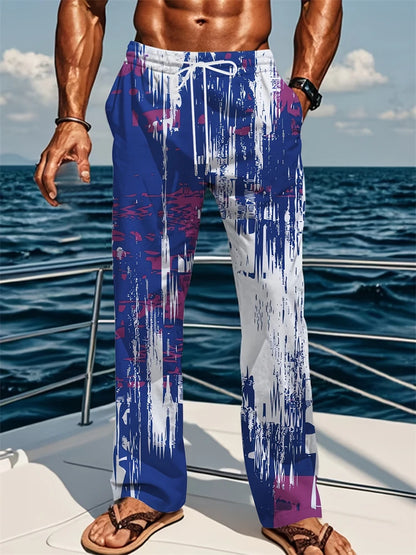 Pants Men's Graffiti Sweatpants 3D Printed Casual Athletic Jogging Pants Y2k Men's Outdoor Beach Breathable Pants