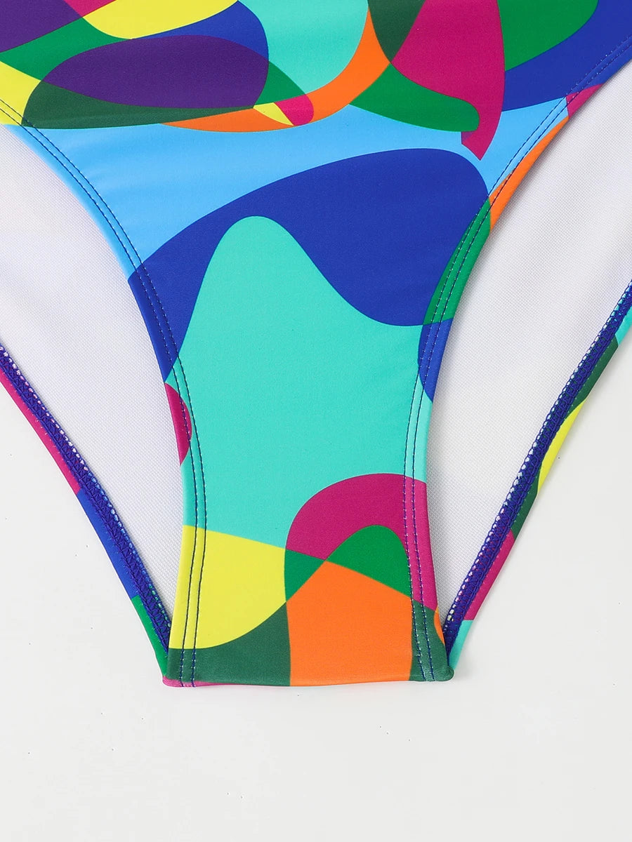 Tankini Set 2 Pieces Large Plus Size Swimsuit Women Swim Dress Swimwear Female Bathers Bathing Swimming Suit Beachwear