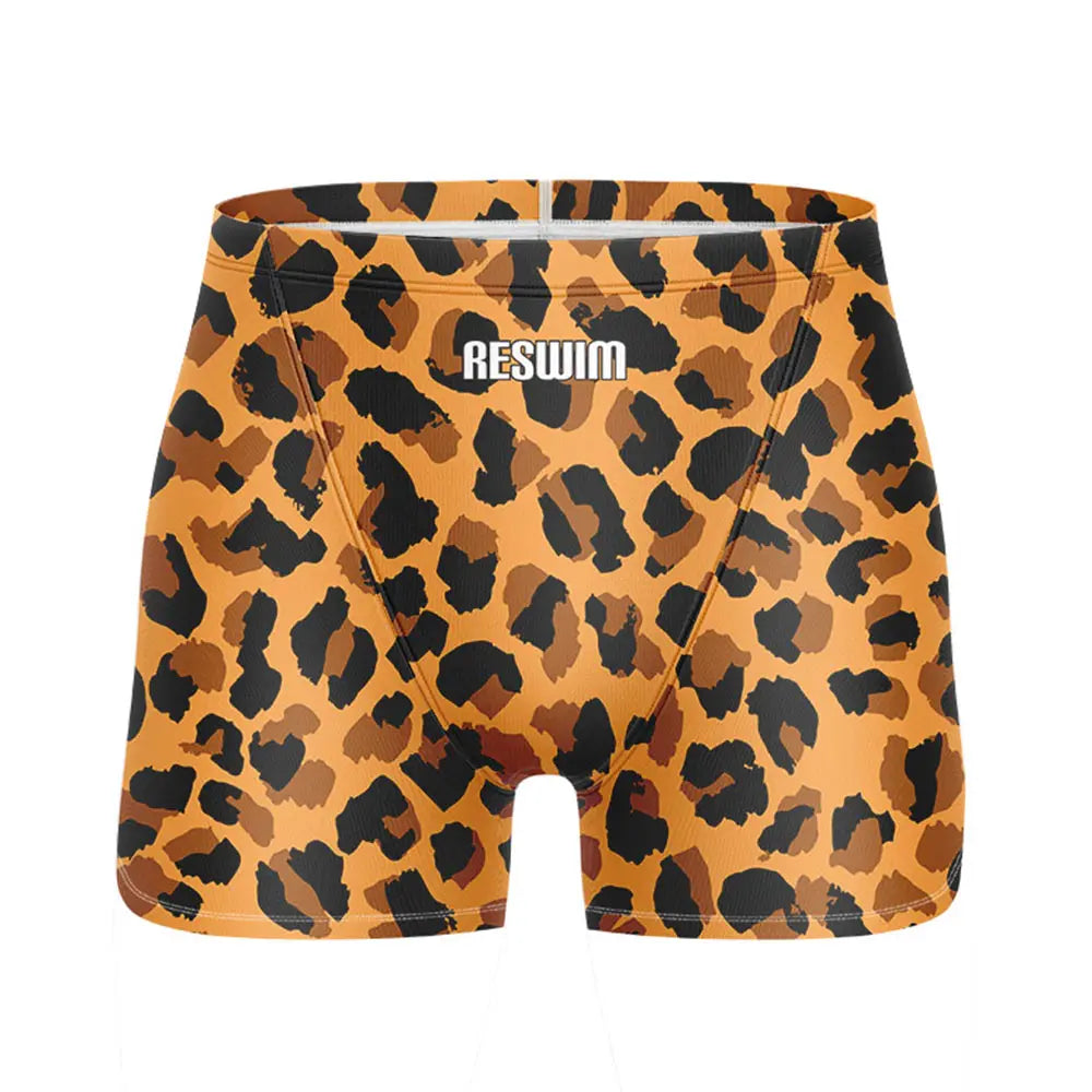 Men's Swim Shorts Swim Trunks Jammer Swimsuit Swimming Trunks Athletic Training Swimwear Boys Beach Surfing Tights Swimsuit