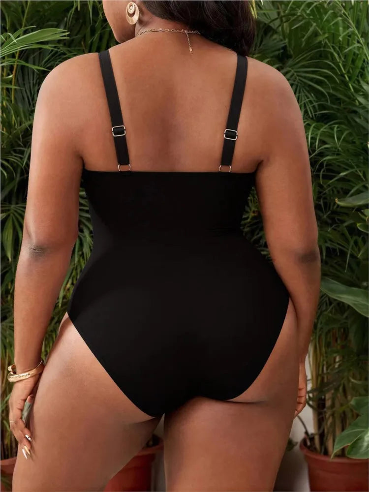 L-4XL Plus Size High Waist Bikini Women's Push Up Large Size Swimsuit Summer Big Size Tummy Control Swimwear Bikini Sets