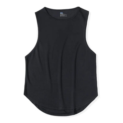 Men's Quick-Drying Sport T-shirt for Fitness and Marathon Workout Sleeveless Basketball Vest Loose Running Tank Top