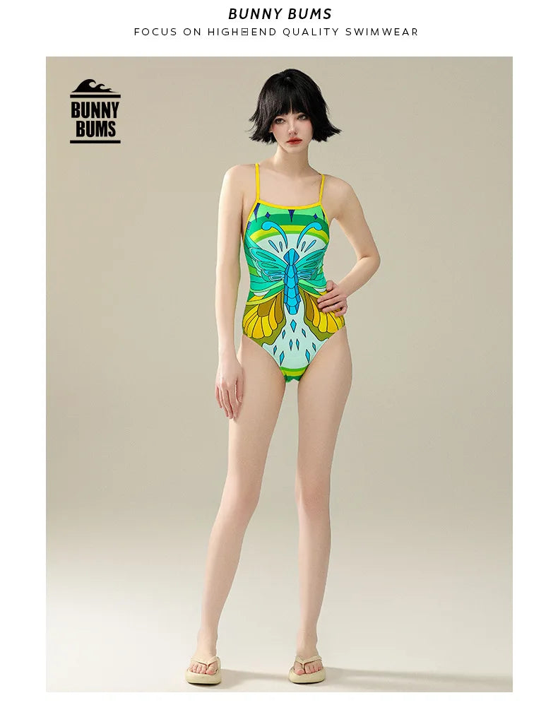 One-piece Racing Swimsuit Women Triangle Professional Training Swimming Pool Advanced Feeling Spa Swimwear