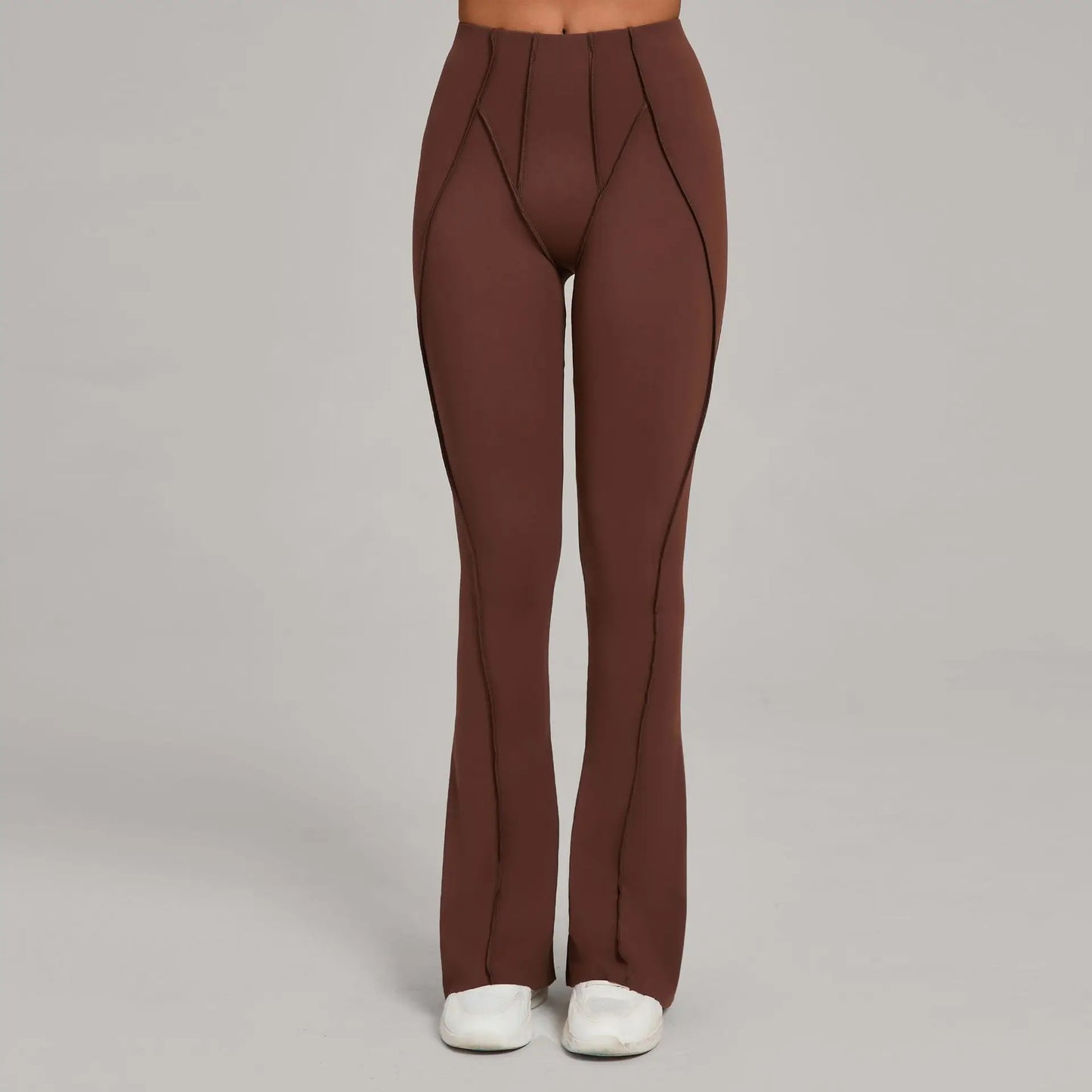 Flare Yoga Leggings Sport Fitness High Waist Squat Proof Hip Wide Pant Training Trousers Running Workout Gym Leggings Women