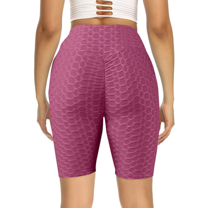 Women's Capris Yoga Fitness Peaches Buttocks Bubble Sports Leggings With Pockets Pants for Women Women’s Yoga Pants
