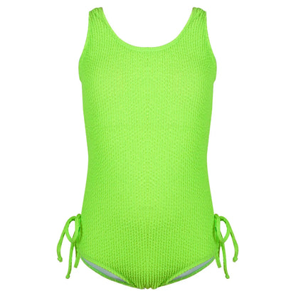 Neon Girls Teens One Piece Swimsuit 7-12 Years Summer Kids Swimwear Children Beachwear Sports Bathing Swimming Suits Monokini