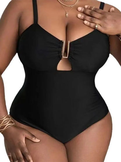 Plus Size Swimwear Women Bikini Woman Swimsuit One-Piece Swimming Suit Tankini Big Beachwear Bathing Suits Monokini