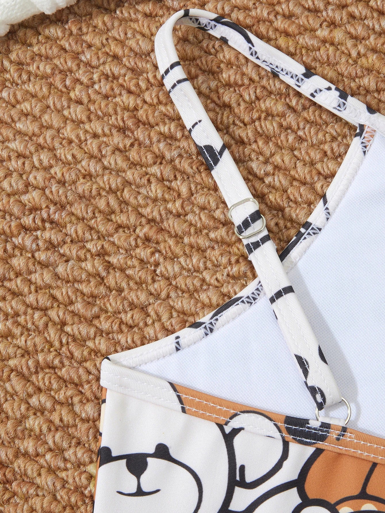 Printed Girls Swimsuit One Piece Kids Strappy Swimwear Children Swimming Bathing Swim Suit Beachwear