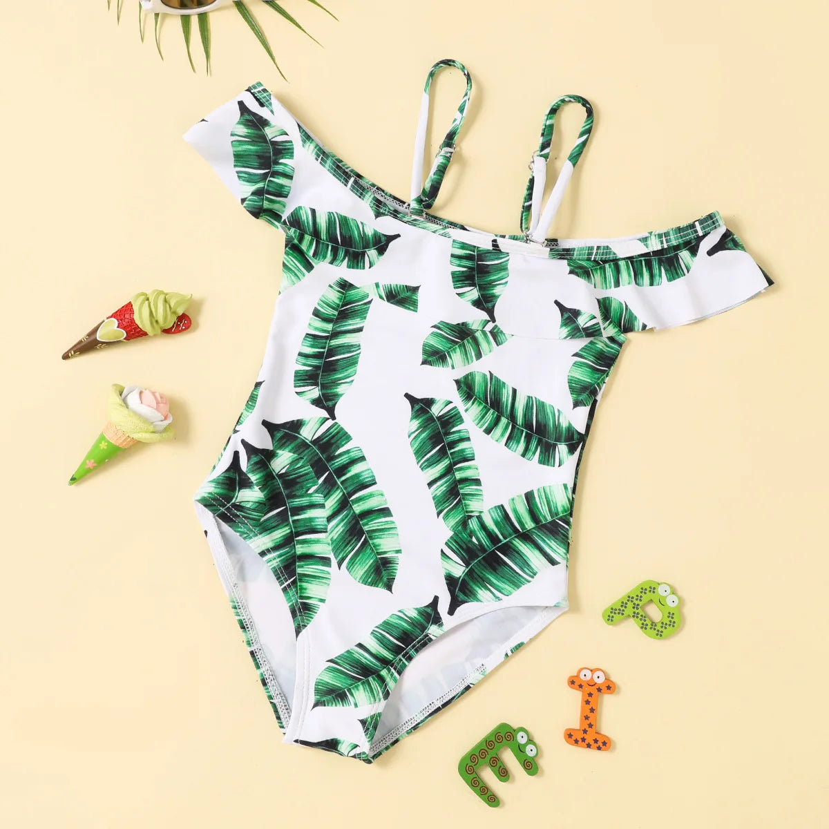 Girls Swimsuit Summer One Piece Bathing Suit Baby Swimwear Kids Girl Bikini Sets Children's Swimming Clothes Beachwear