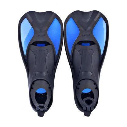 Diving Fins Swimming Training Fins Professional Snorkeling Flippers Short Blade Flippers Leg Strength Building Swimming Flippers