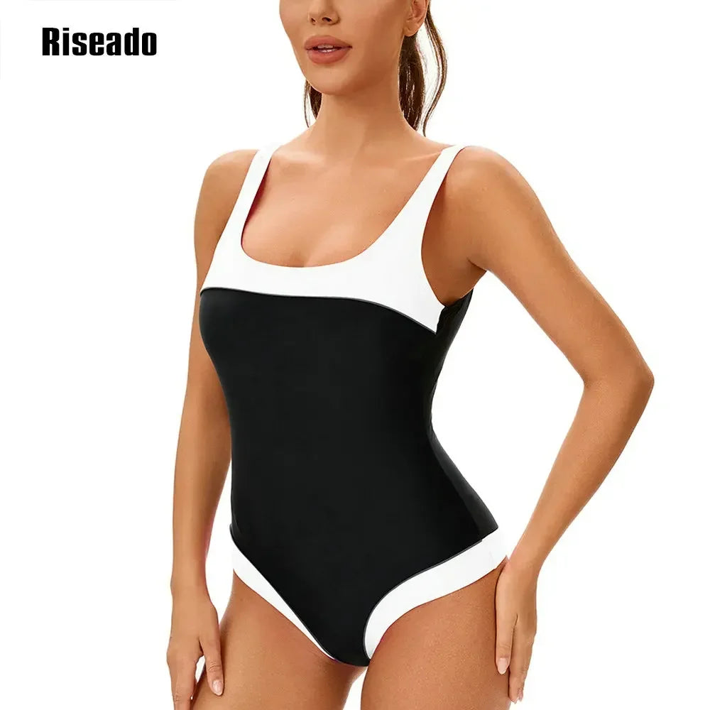 Swimwear Athletic One Piece Swimsuit - U Back for Training, Sports, and Fitness