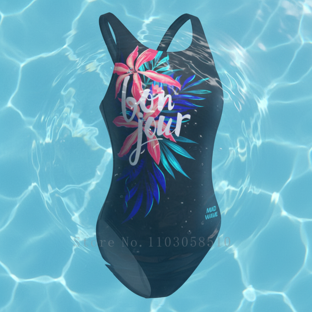 Women's One Piece Swimwear Female Beach Swimsuit Racer Back Bathing Suit swimming training Beachwear Summer Competition Pool Bathers Squad