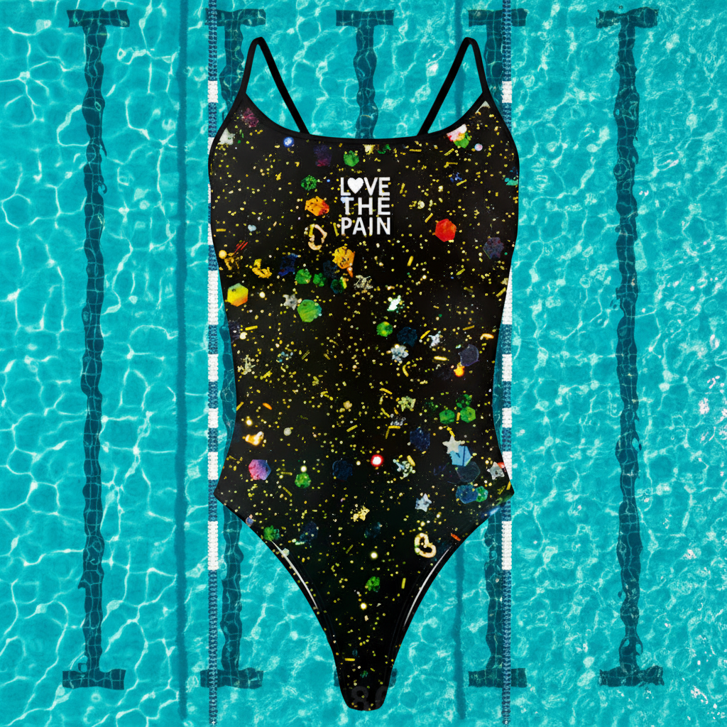 Love The Pain Women One-Piece Beachwear Triathlon Functional Training Swimwear Bathers Pool Practice Squad