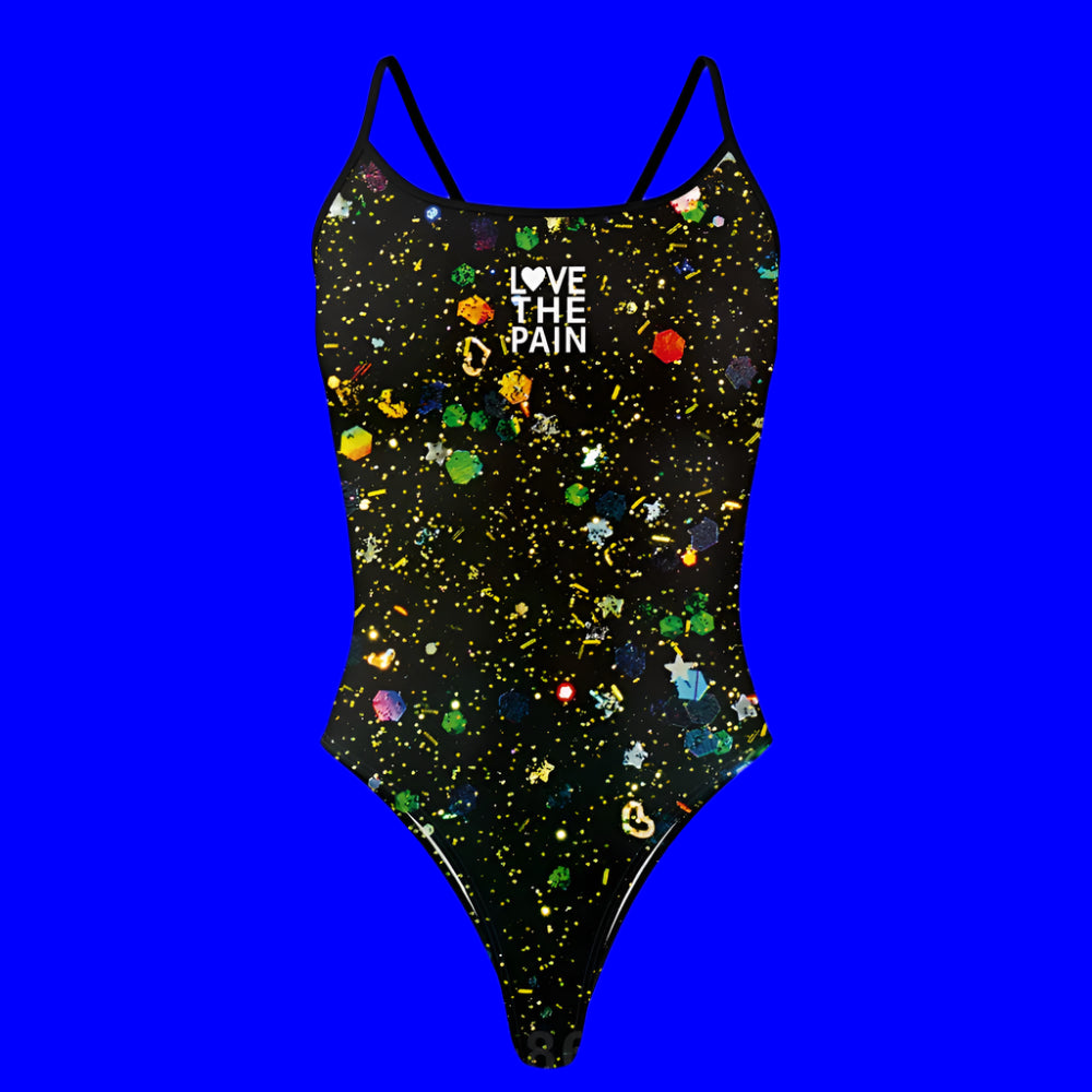 Love The Pain Women One-Piece Beachwear Triathlon Functional Training Swimwear