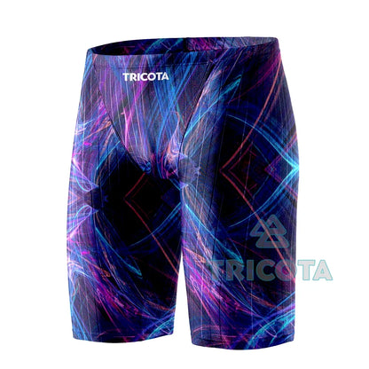 Rash Men Swim Jammer Swimwear Durable Athletic Training Endurance Swimming Trunks Summer Beach Pants Breathable Surfing Shorts