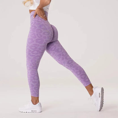 Seamless Workout Gym Leggings Women Camouflage Yoga Pant High Waist Scrunch Butt Fitness Tights 10 Colors XS Sportswear