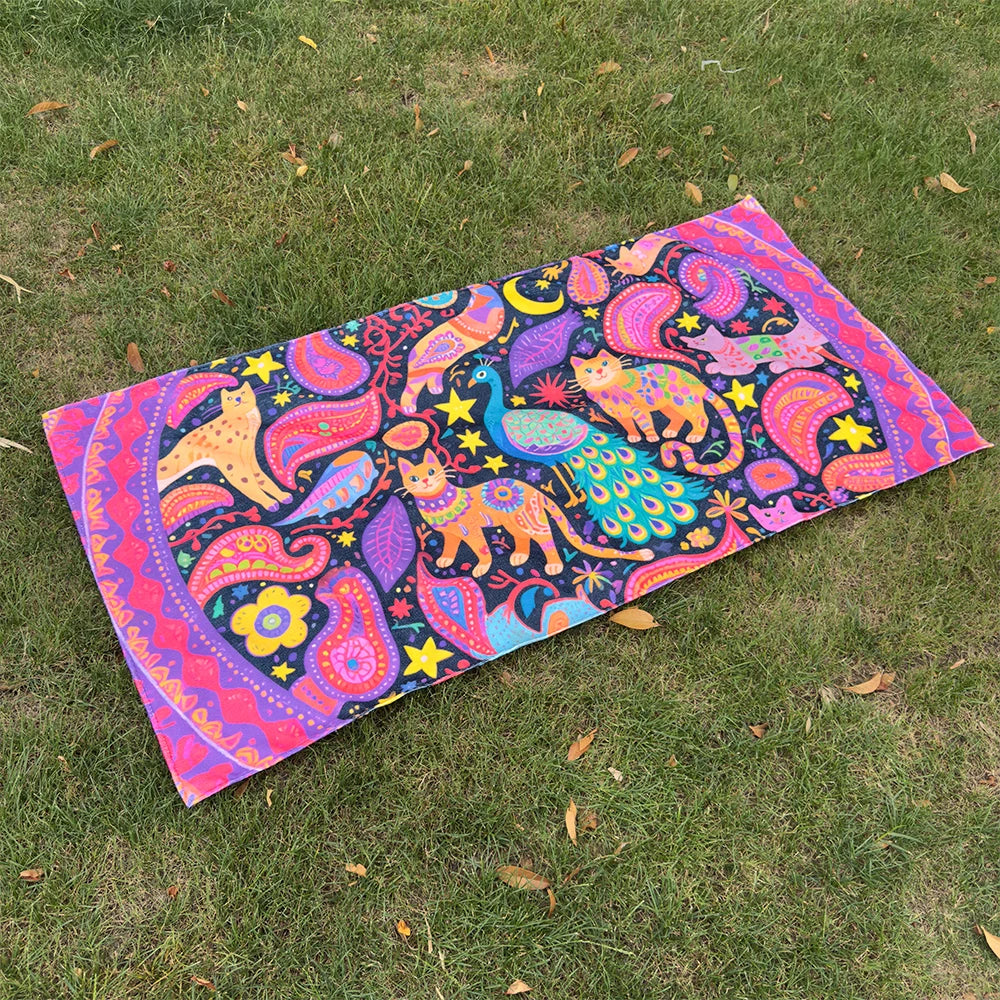 Quick-Dry Printed Beach Towels