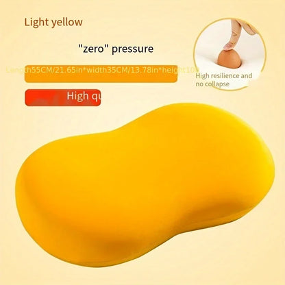 Multifunction Macaron Color Memory Foam Neck Pillow Slow Rebound Soft Travel Pillow for Sleeping Cervical Health Nap Pillows