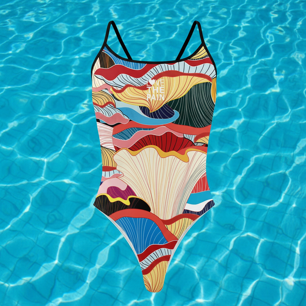 Female Women's Swimsuit One-piece Comfortable Set Swimwear Functional Training Thin Strap Swimsuit Swimming Bathers Pool Squad