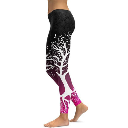 LI-FI Print Yoga Pants Women Unique Fitness Workout Sports Running Leggings Push Up Gym Wear Elastic Slim