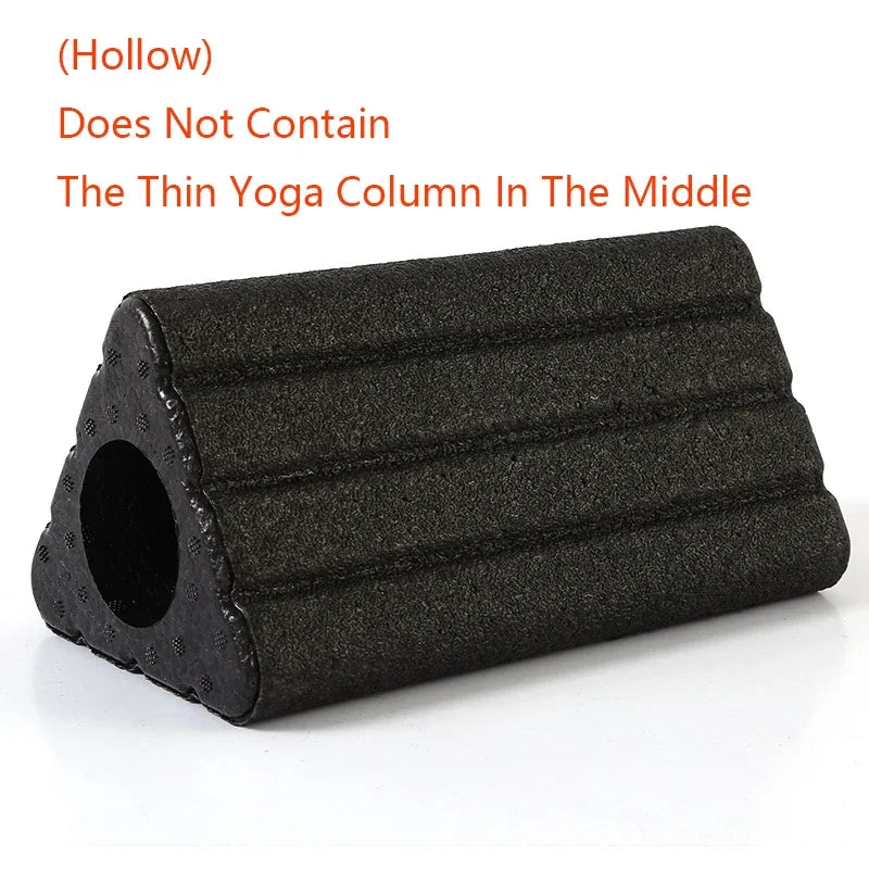 Triangle Hollow Yoga Blocks EPP Foam Roller High Density Pilates Fitness Yoga Column For Adult Exercise Children Dance Training