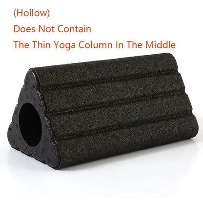 Triangle Hollow Yoga Blocks EPP Foam Roller High Density Pilates Fitness Yoga Column For Adult Exercise Children Dance Training