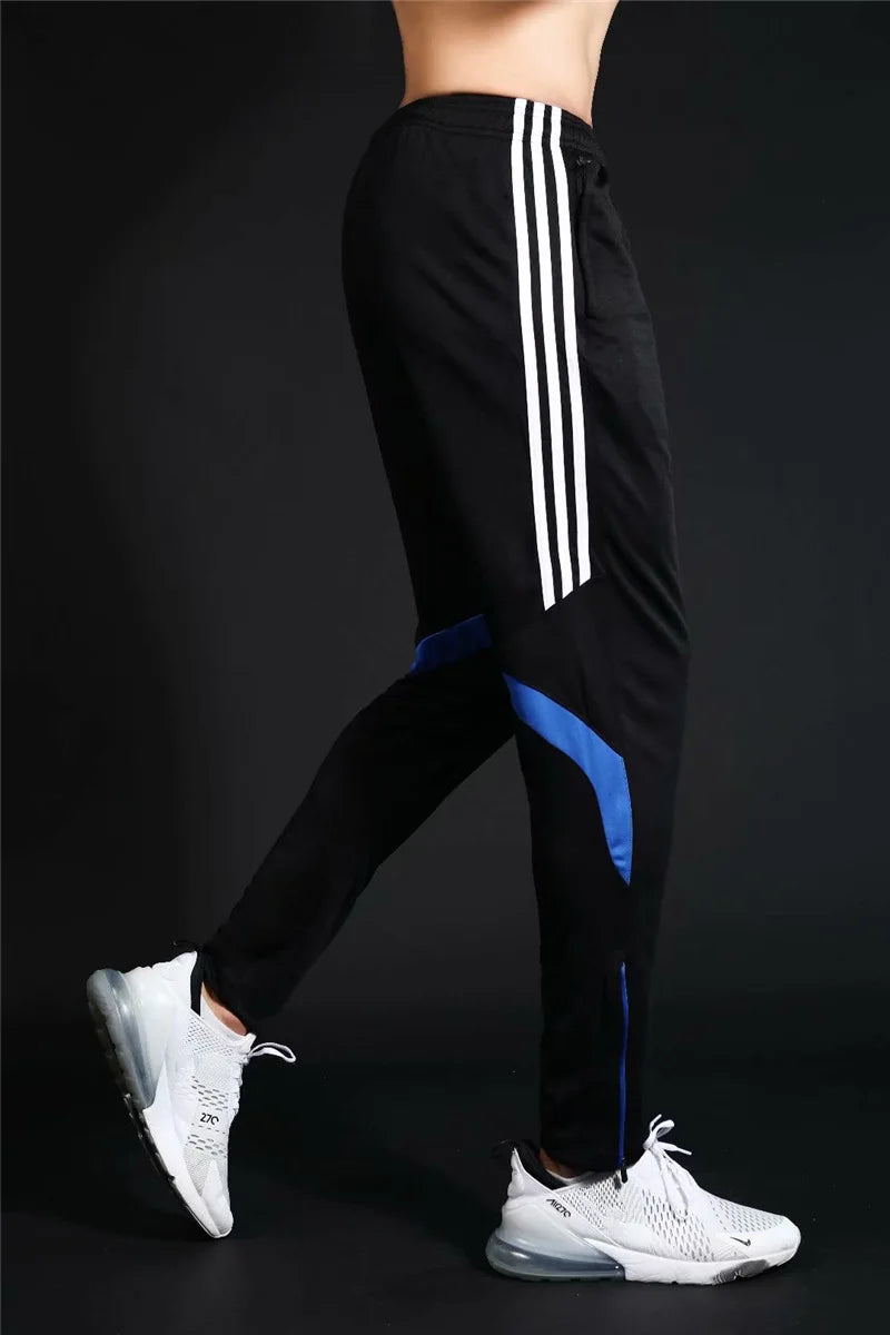 Running Pants for Men Training Jogging Sports Pants With Zipper Pockets Trousers Football Fitness Leggings Sweatpants
