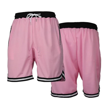 Men's Basketball Shorts Quick Dry Breathable Sports Shorts Sweat Wicking Gym Running Training Fitness Beach Athletic Shorts