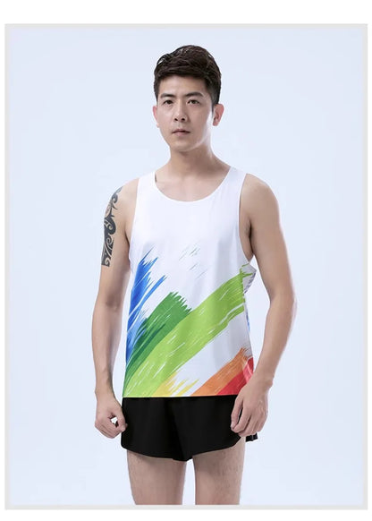 Adult Men Women Running Hiking Shirts Tight Gym Tank Top Fitness Marathon T-shirts Sport Exercise Basketball Vest Clothes