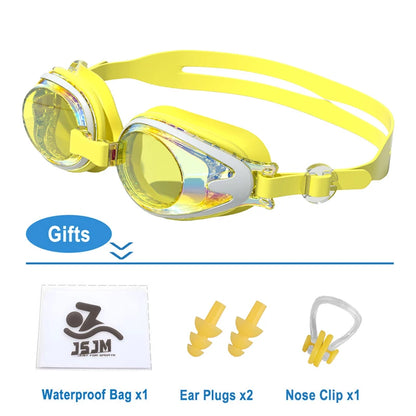 Children Swimming Goggles Anti-Fog Anti-UV Swimming Goggles Silicone Adjustable Professional Swimming Goggles Unisex