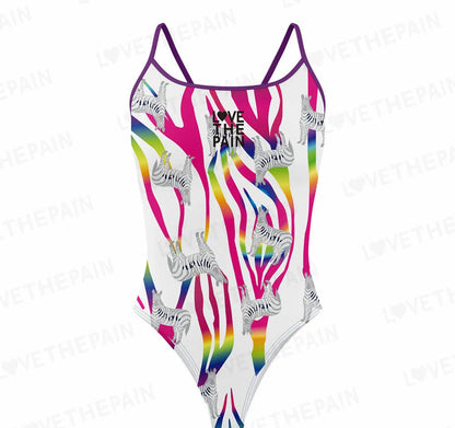 Love The Pain Women Swimsuit One-piece Comfortable Suit Functional Training Swimwear Pro Triathlon Beach Bathing Suit