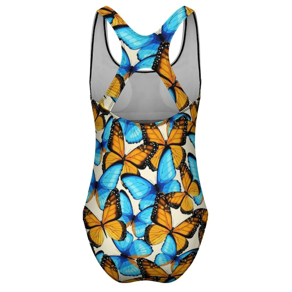 Women's Butterfly-Print One-Piece Swimsuit