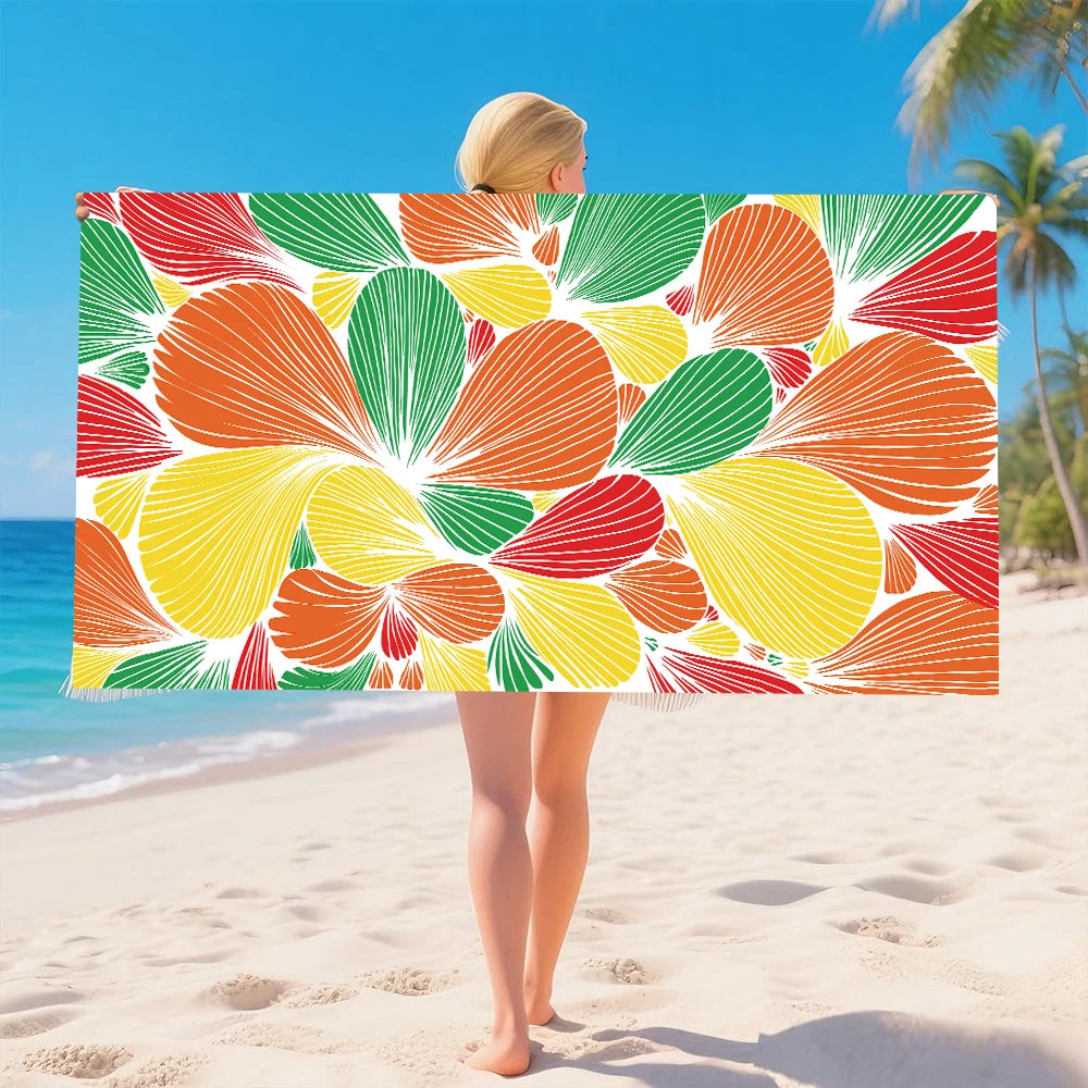 Quick-Dry Printed Beach Towels