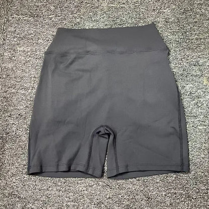 Deep V Back Yoga Shorts Women Pocket Scrunched Butt Gym Leggings High Waist Push Up Tights Booty Sports Shorts Fitness