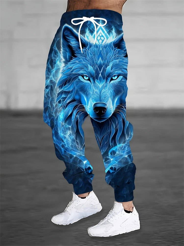 Men's Sports Pants Fashionable And Versatile Loose-fitting Sports Pants Spring And Autumn Casual Retro-style Sports Pants