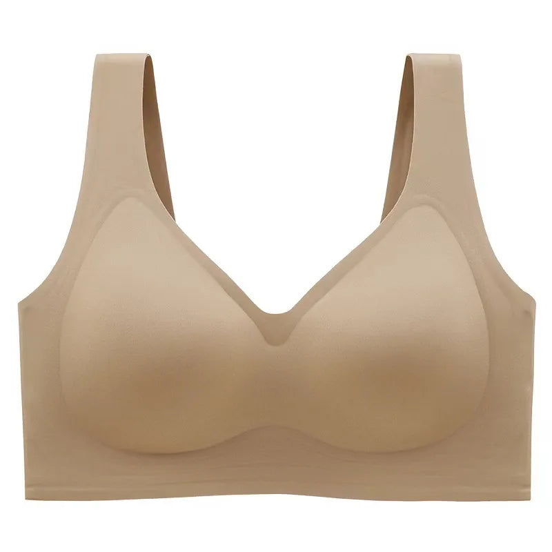 Large Size No Trace Beautiful Back Bra Tube Top Underwear Thin Bras for Women