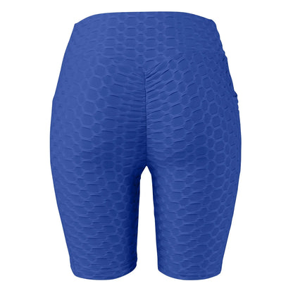 Women's Capris Yoga Fitness Peaches Buttocks Bubble Sports Leggings With Pockets Pants for Women Women’s Yoga Pants