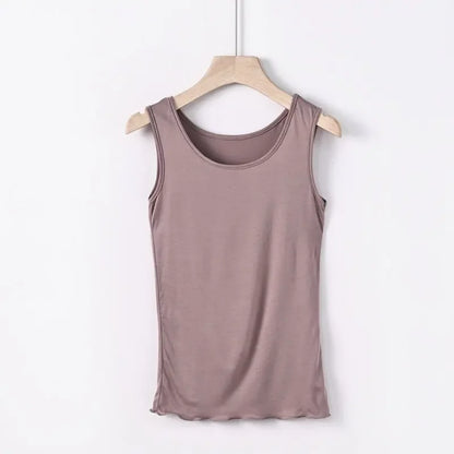 Plus size 6XL summer women's Tank Tops Loose Modal camis Tshirt bottoming sleeveless tee tops Sollid color Vest all match