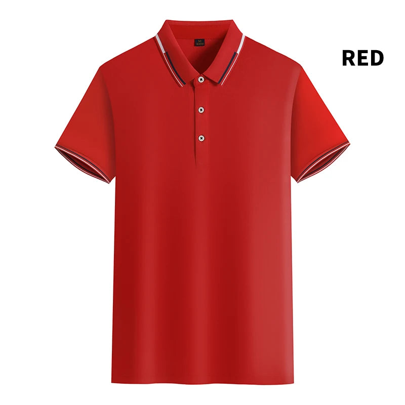 Oversized 5XL 6XL Men's Casual Polo Shirts Short Sleeve Sports 200g Golf T-Shirts