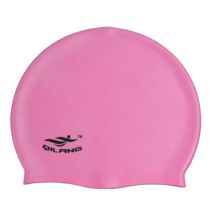 Waterproof Silicone Swim Caps Women Men High Elastic Flexible Protect Ears Hair Swimming Pool Hat for Adults Children Girls Boys
