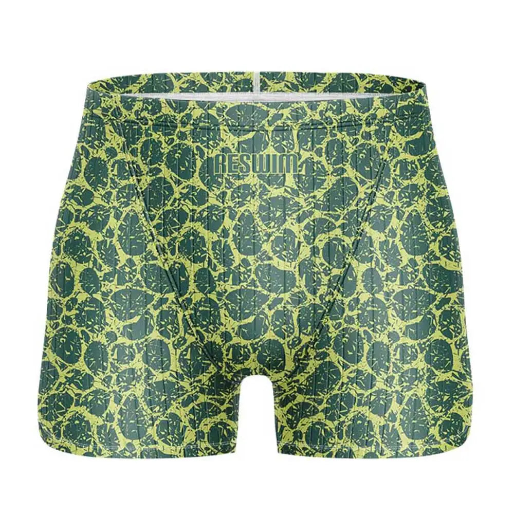 Men's Jammer Swimsuit Swimming Trunks Swim Short Beach Tights Shorts Summer Quick Dry Pants Swimwear Sports Surfing Pants
