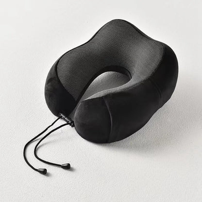 U Shaped Memory Foam Neck Pillows Soft Cervical Orthopedic Pillow Travel Essentials For Airplane Massage Neck Cushion