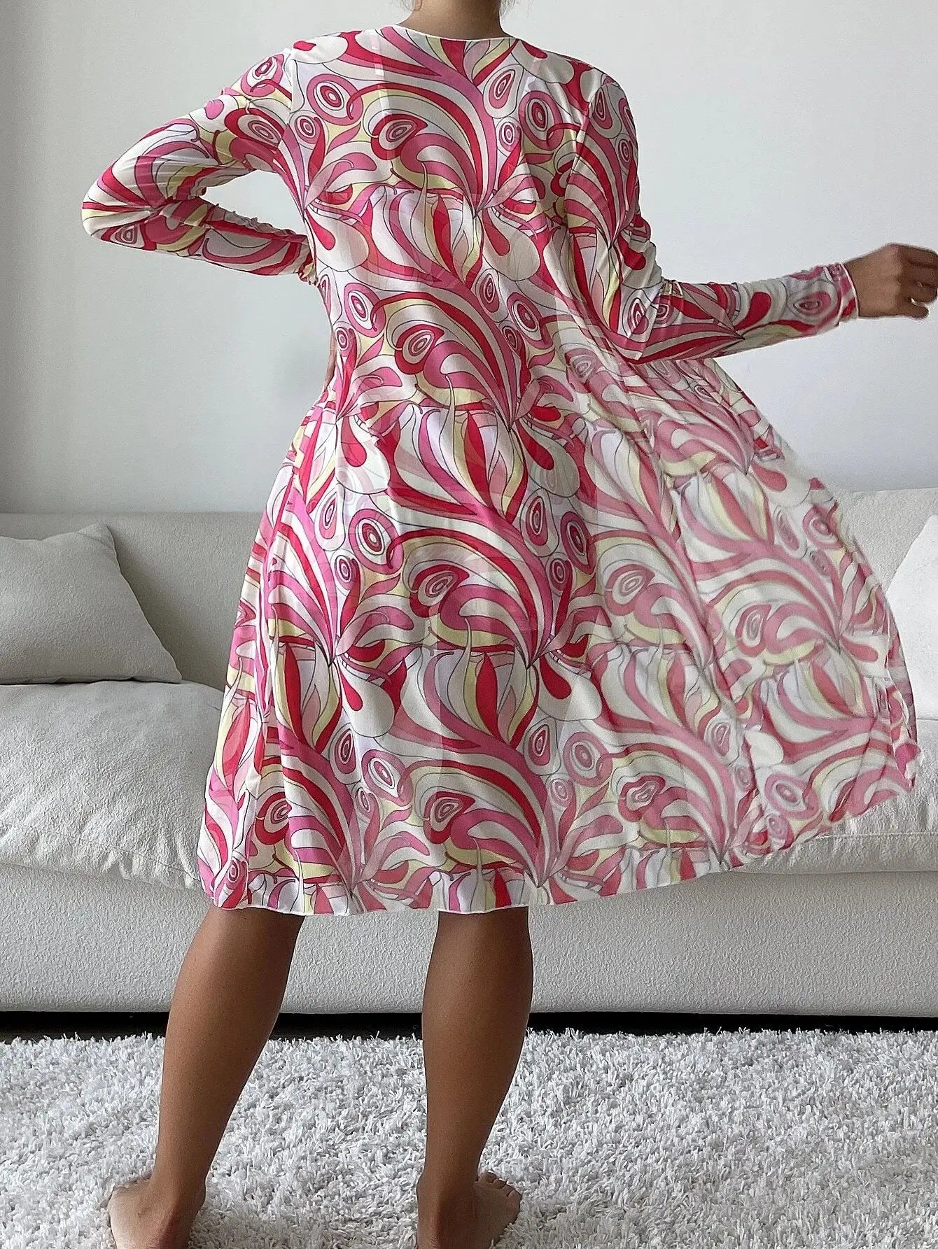 3 Pieces  Print Bikini Women High Waist Swimsuit Cover Up Swimwear Female Lady Bathing Suit Swimming Summer Beachwear