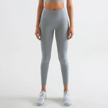 Nylon Leggings Women's Pants Yoga Sport Fitness Gym High Waist Elastic Breathable Leggings For Fitness Womens Clothing