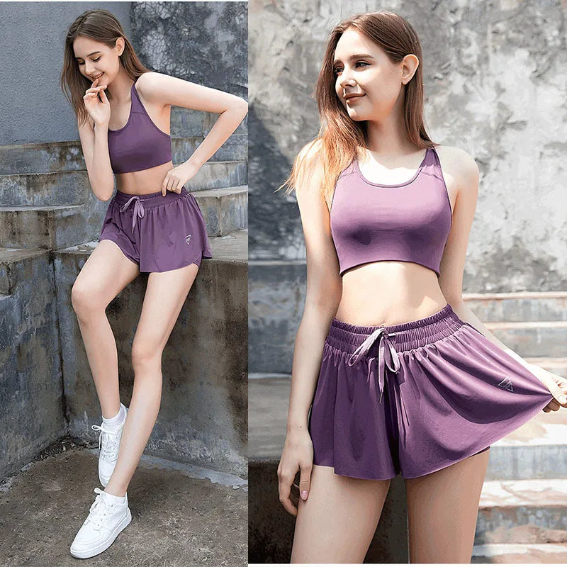 Flowy Athletic Shorts for Women Gym Yoga Workout Running Short Pants Tennis Skort Skirt Cute Clothes Casual Summer