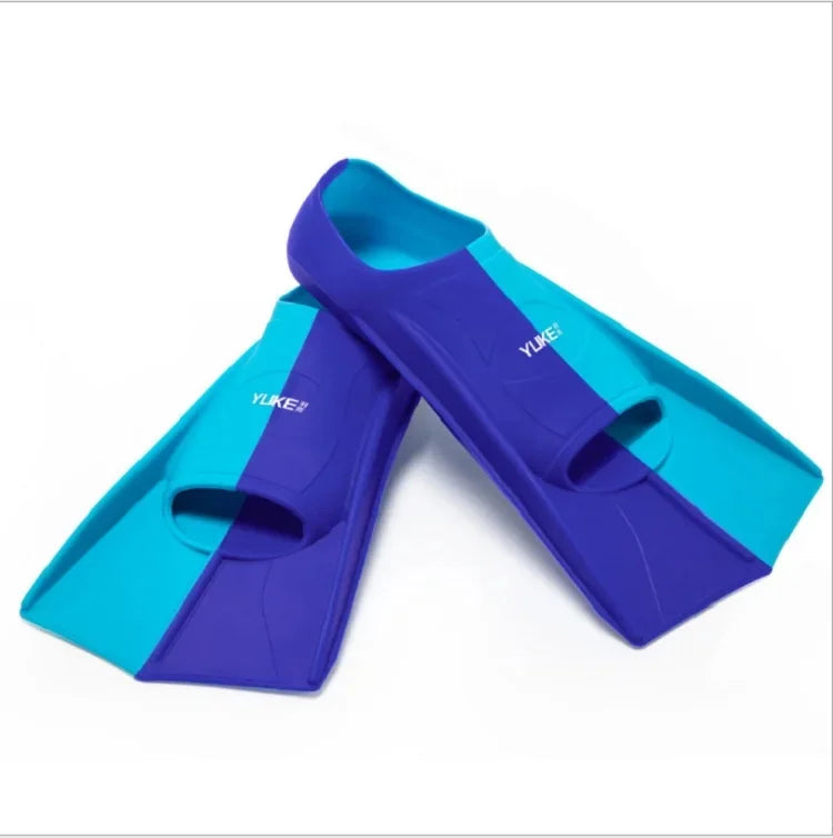 Silicone Swimming Fins Children's Diving Frog Shoes Training Equipment Short Fins Free Style Swim Underwater Sports