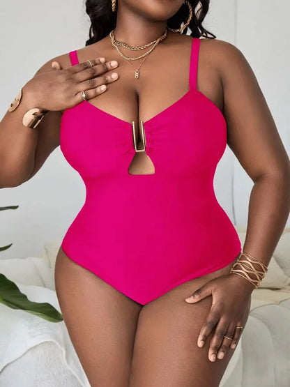 Plus Size Swimwear Women Bikini Woman Swimsuit One-Piece Swimming Suit Tankini Big Beachwear Bathing Suits Monokini