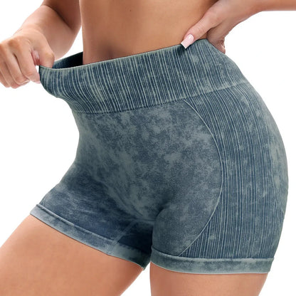 Booty Lifting Shorts Women High Waist Tummy Control Seamless Quick Dry Yoga Gym Fitness