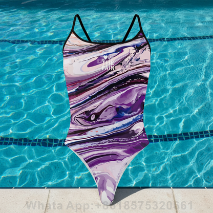 Women's One Piece Swimsuit Open Water Functional Training Swimming Summer Bathing Suit Pool Bathers Squad