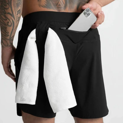 Men Breathable Quick Dry Casual Shorts Basketball Sports Fitness Five Point Pants