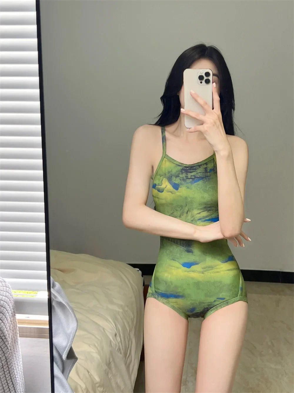 Professional Racing Swimsuit Hot Sale Of The Season Model Sensual Triangle One-Piece for Women Thermal Spa Beach Swimming Pool